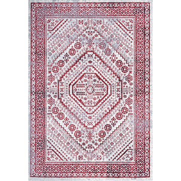 Boho Cottage Medallion Area Rug